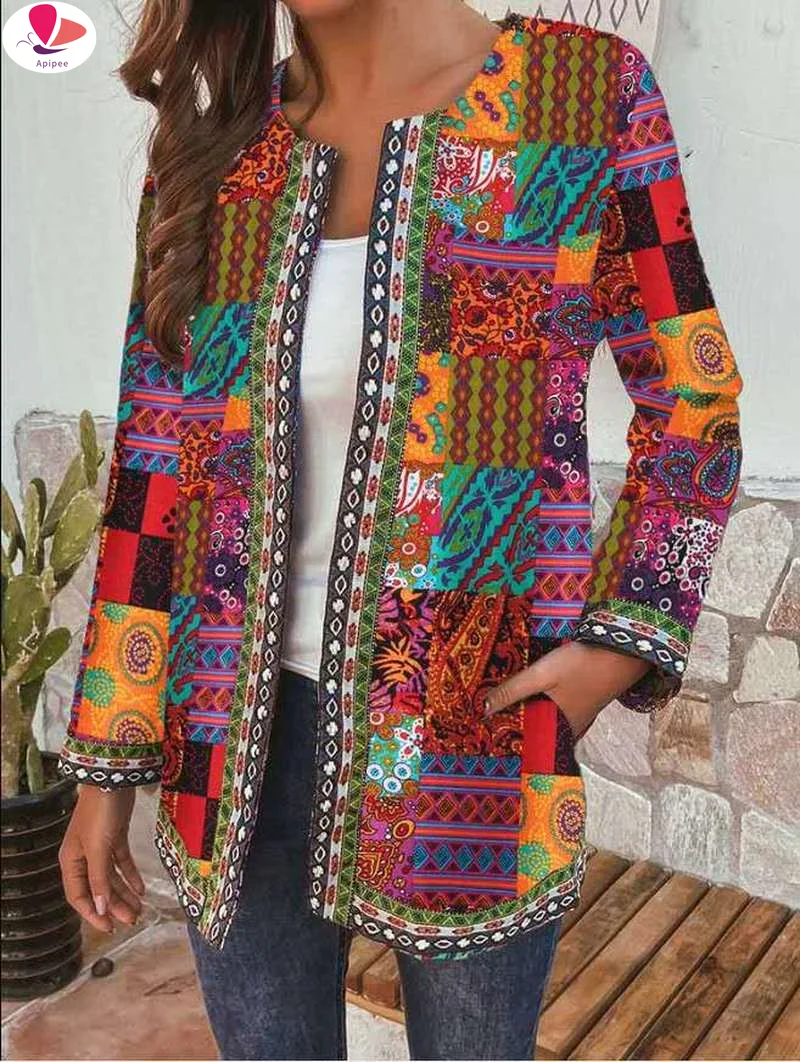 Embroidery of Flowers Outerwear Spring Autumn Jackets of National Wind Vintage Tribal Style Personality Casual Fashion Tide Coat
Embroidery of Flowers Outerwear Spring Autumn Jackets of National Wind Vintage Tribal Style Personality Casual Fashion Tide Coat