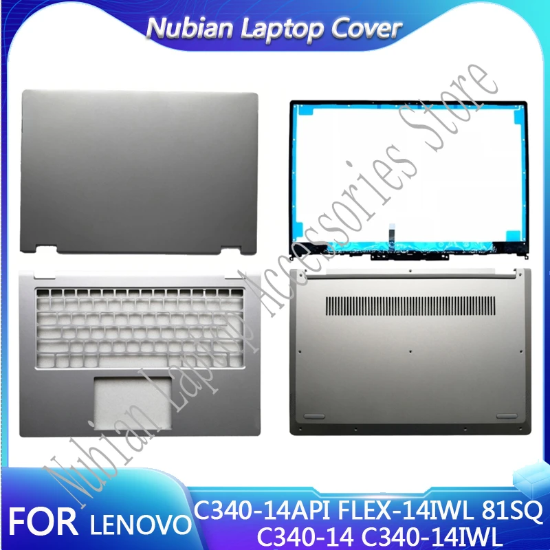 

New Laptop For Lenovo C340-14 C340-14IWL C340-14API FLEX-14IWL 81SQ LCD Back Cover Top Case/Front Bezel/Palmrest/Bottom Base