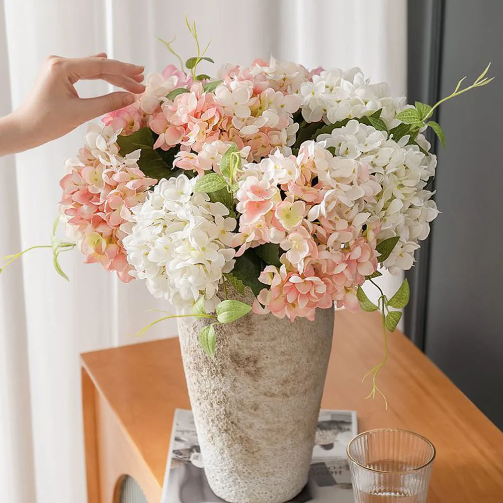14Color Artificial Silk Hydrangea Flower for Home Decoration Fake Hydrangea Bridal Bouquet Wedding Arrangement Party Event Decor
14Color Artificial Silk Hydrangea Flower for Home Decoration Fake Hydrangea Bridal Bouquet Wedding Arrangement Party Event Decor