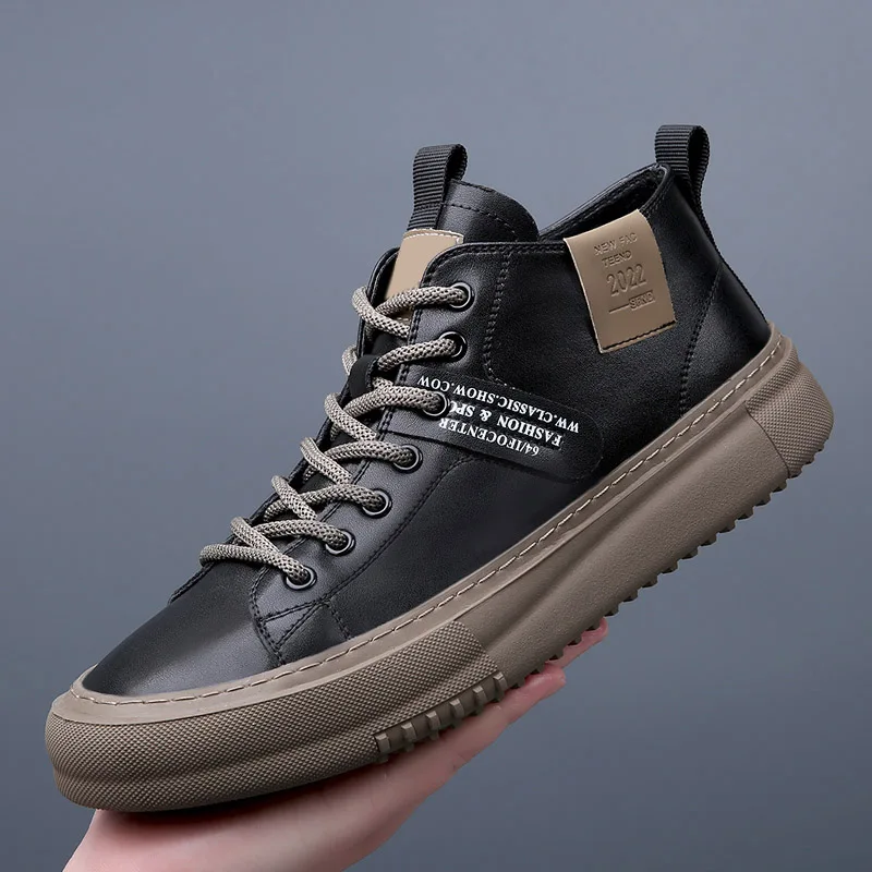 Spring Autumn Footwear Casual Leather Shoes for Man Outdoor Classic Loafers Leisure Walk Slip on Lace-Up Walking Men's Shoes
Spring Autumn Footwear Casual Leather Shoes for Man Outdoor Classic Loafers Leisure Walk Slip on Lace-Up Walking Men's Shoes