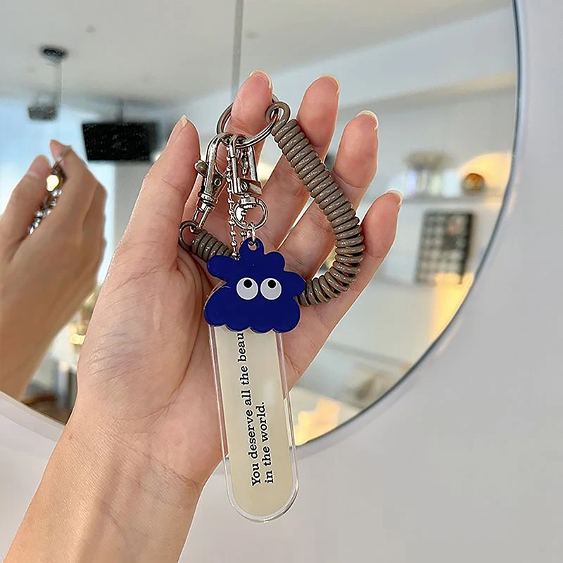 Cute Little Monster Acrylic Keychain Anti-Loss Spring Rope Pendant Fashion Bag Decoration Accessories Backpack Hanging Charms
Cute Little Monster Acrylic Keychain Anti-Loss Spring Rope Pendant Fashion Bag Decoration Accessories Backpack Hanging Charms