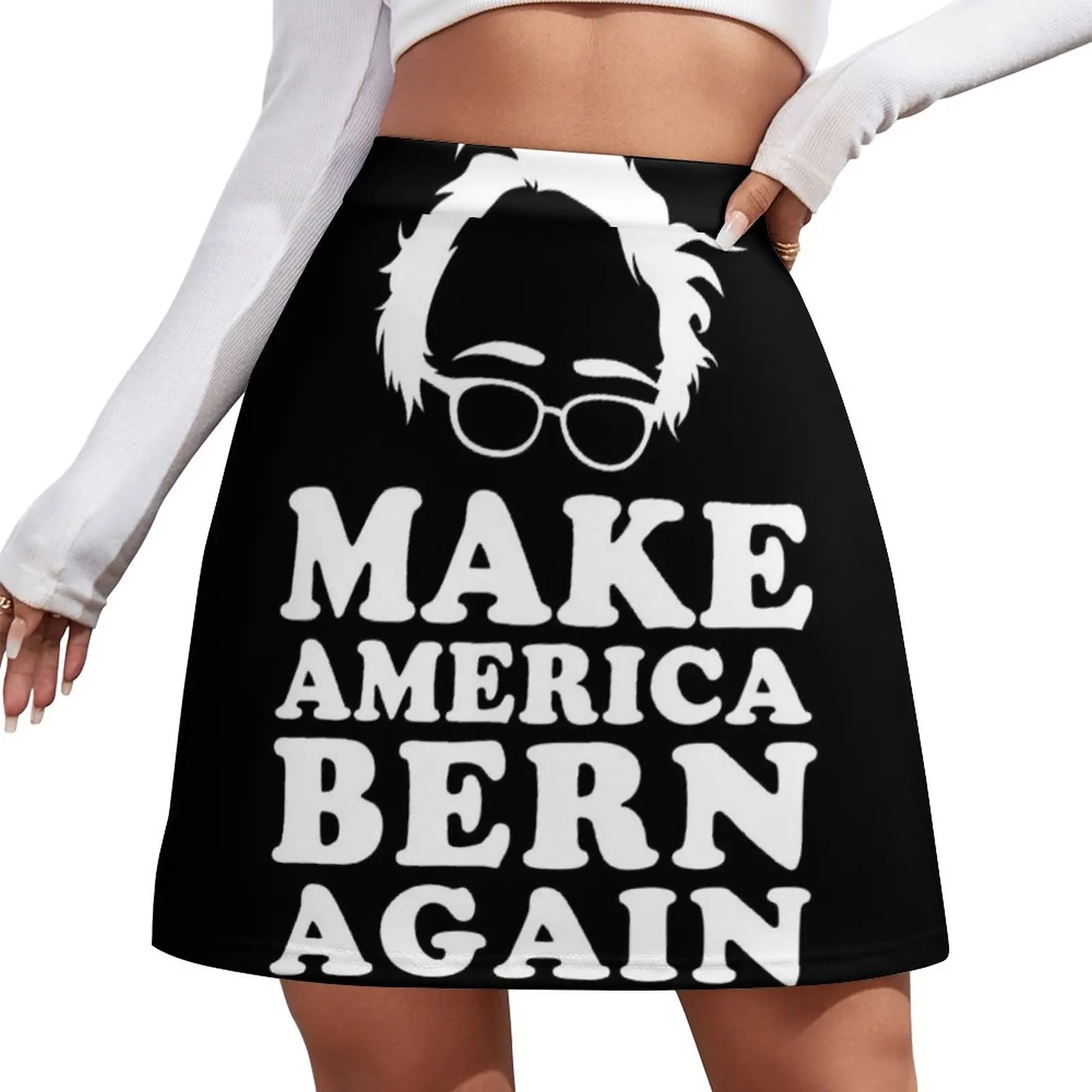 Make America Bern Again Bernie Sanders Mini Skirt Female skirt Woman clothing korean skirt kpop
Make America Bern Again Bernie Sanders Mini Skirt Female skirt Woman clothing korean skirt kpop