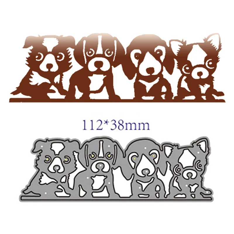 4Pcs Dog Metal Cut Dies Stencils for Scrapbooking Stamp/Photo Album Decorative Embossing DIY Paper Cards
4Pcs Dog Metal Cut Dies Stencils for Scrapbooking Stamp/Photo Album Decorative Embossing DIY Paper Cards
