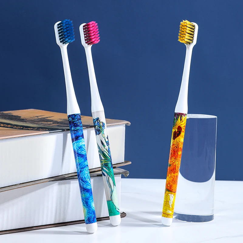 4PC/set Adult Creative Starry Rotary Axis Printing Soft Bristle Toothbrush Home Soft Bristle Toothbrush Oral Health Care
4PC/set Adult Creative Starry Rotary Axis Printing Soft Bristle Toothbrush Home Soft Bristle Toothbrush Oral Health Care