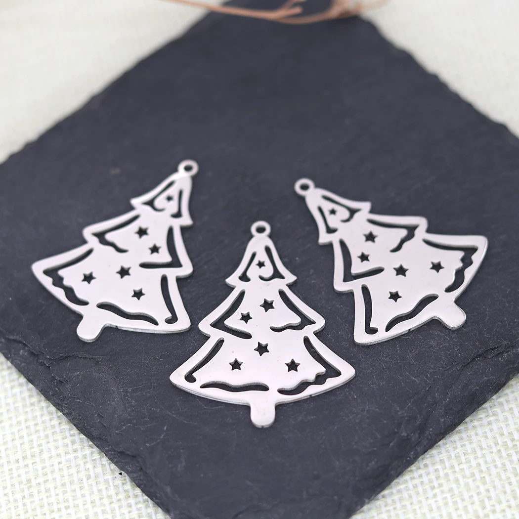 3 шт. DIY Рождественский подарок из нержавеющей стали, ожерелье с подвеской в виде рождественской елки для женщин, подвеска-талисман
3 шт. DIY Рождественский подарок из нержавеющей стали, ожерелье с подвеской в виде рождественской елки для женщин, подвеска-талисман