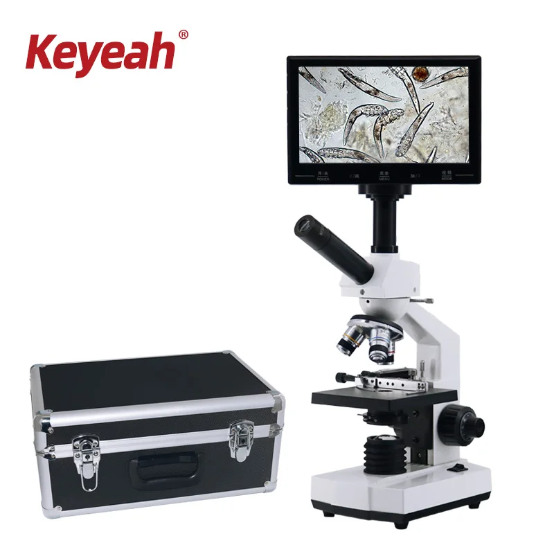 HD Professional Mites Sperm biological Lab Digital Microscope Led + electronic eyepiece + 7/9/10-inch LCD screen+Metal case
HD Professional Mites Sperm biological Lab Digital Microscope Led + electronic eyepiece + 7/9/10-inch LCD screen+Metal case