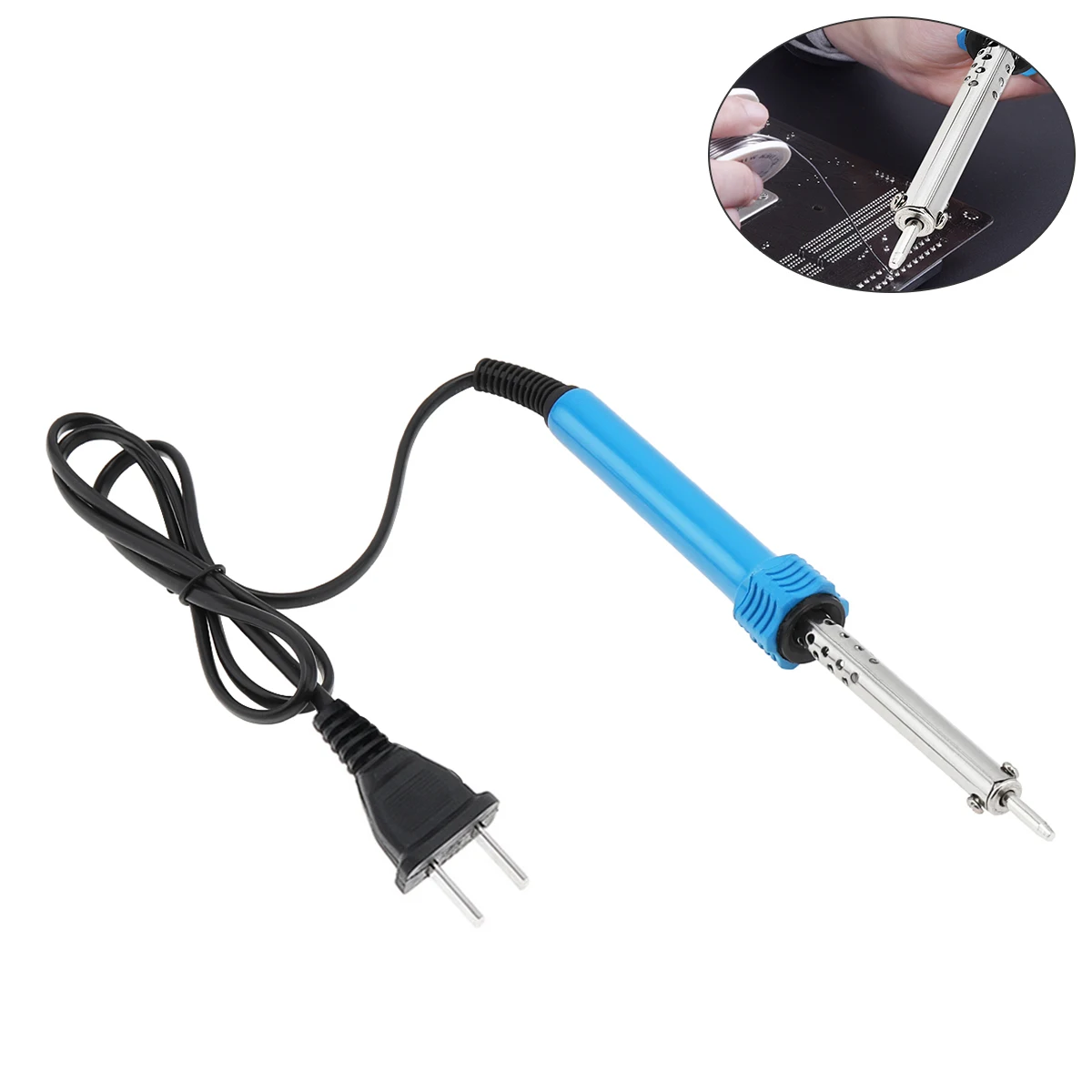 

40W 110V Iron Plated External Heating Electric Soldering Iron Pen with US Plug for Electronics Work