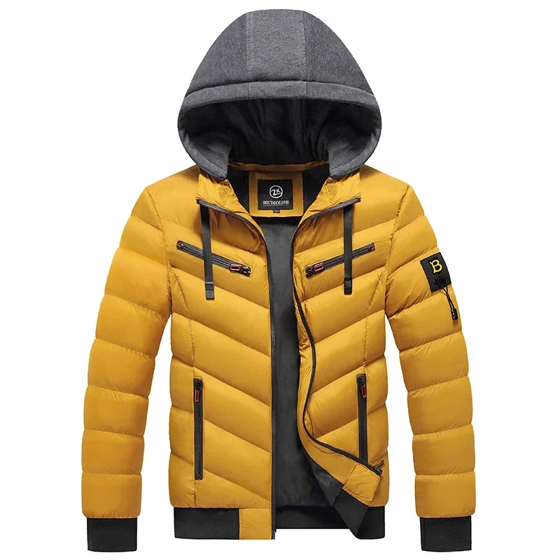 Winter Jacket Men Parkas Thicken Warm Coat Mens Stand Collar Solid Color Casual Parka Women Fashion Brand New Streetwear
Winter Jacket Men Parkas Thicken Warm Coat Mens Stand Collar Solid Color Casual Parka Women Fashion Brand New Streetwear
