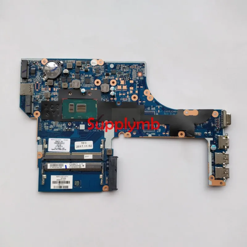 855675-601 Motherboard DAX63CMB6D1 UMA i7-6500U CPU for HP ProBook 450 G3 NoteBook PC Laptop Mainboard 855675-001 Tested
855675-601 Motherboard DAX63CMB6D1 UMA i7-6500U CPU for HP ProBook 450 G3 NoteBook PC Laptop Mainboard 855675-001 Tested