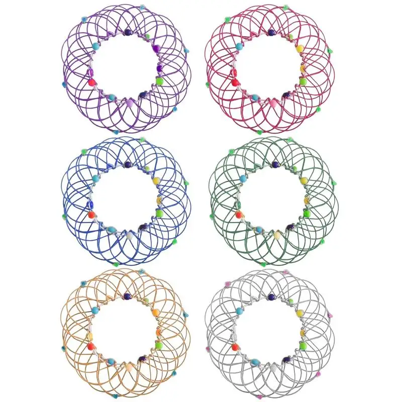 Magic Mandala Flower Basket Toy Multiple Changes Iron Hoop Ring Toys Flower Basket Magic Hoop Anxiety Relief Juguetes Toy
Magic Mandala Flower Basket Toy Multiple Changes Iron Hoop Ring Toys Flower Basket Magic Hoop Anxiety Relief Juguetes Toy