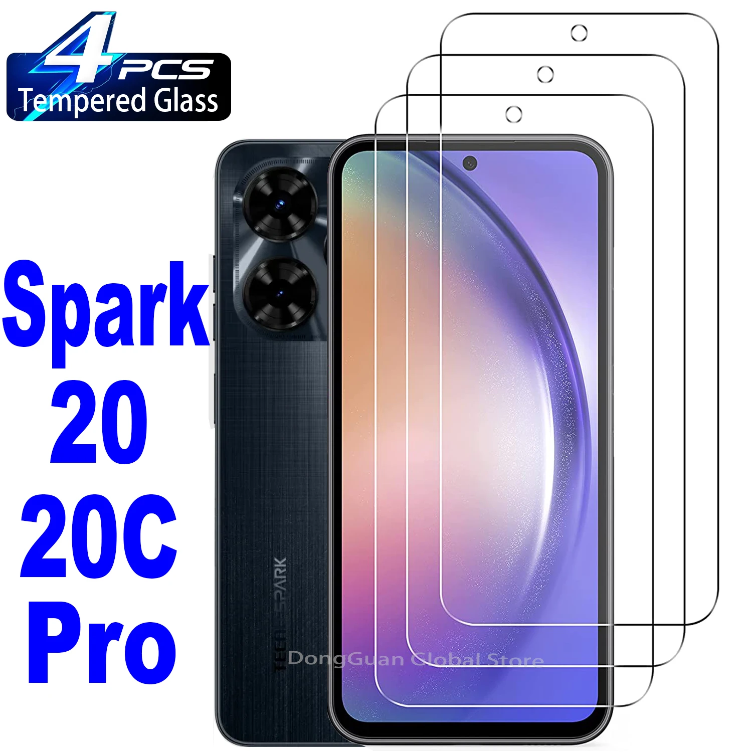 2/4Pcs Tempered Glass For Tecno Spark 20 20Pro 20C Pro C Screen Protector Glass Film
2/4Pcs Tempered Glass For Tecno Spark 20 20Pro 20C Pro C Screen Protector Glass Film