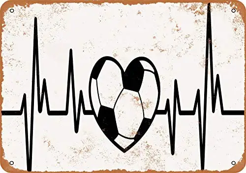 Metal Sign - Soccer Love Heartbeat - Vintage Look Wall Decor for Cafe Bar Pub Home Beer Decoration Crafts
Metal Sign - Soccer Love Heartbeat - Vintage Look Wall Decor for Cafe Bar Pub Home Beer Decoration Crafts