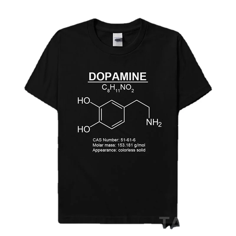 Dopamine Chemical Formula. Funny Organic Hormone of Exciting Love T-Shirt Summer Cotton Short Sleeve O-Neck Unisex T Shirt New
Dopamine Chemical Formula. Funny Organic Hormone of Exciting Love T-Shirt Summer Cotton Short Sleeve O-Neck Unisex T Shirt New