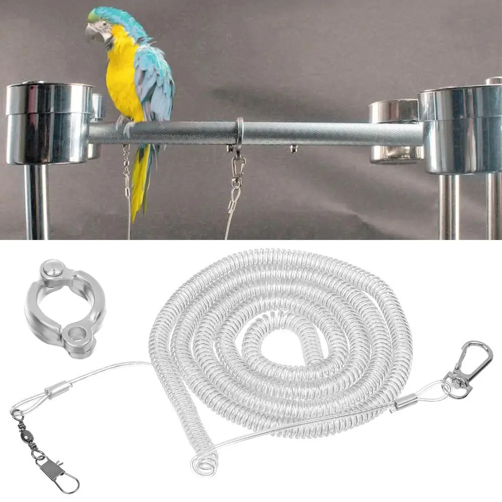 Bird Training Macaw Cockatiel Ultra-light Flexible Rope Anti-bite Leg Ring Parrot Bird Flying Training Leash
Bird Training Macaw Cockatiel Ultra-light Flexible Rope Anti-bite Leg Ring Parrot Bird Flying Training Leash