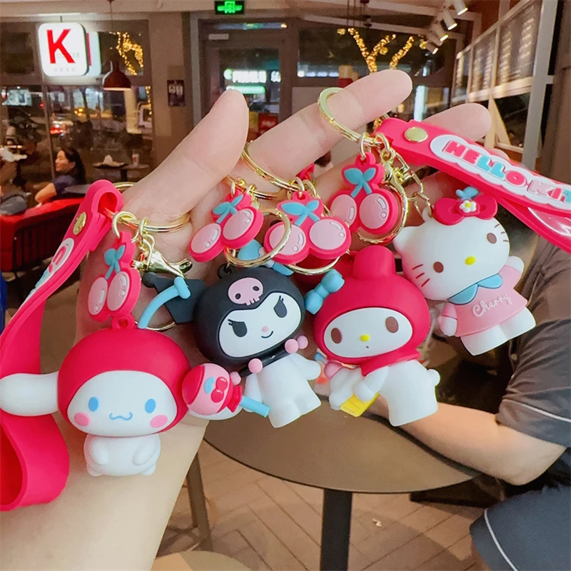 Sanrio Hello Kitty Keychain Cute Cartoon Kuromi My Melody Doll Pendant Car Keyring Schoolbag Decoration Ornaments Birthday Gifts
Sanrio Hello Kitty Keychain Cute Cartoon Kuromi My Melody Doll Pendant Car Keyring Schoolbag Decoration Ornaments Birthday Gifts