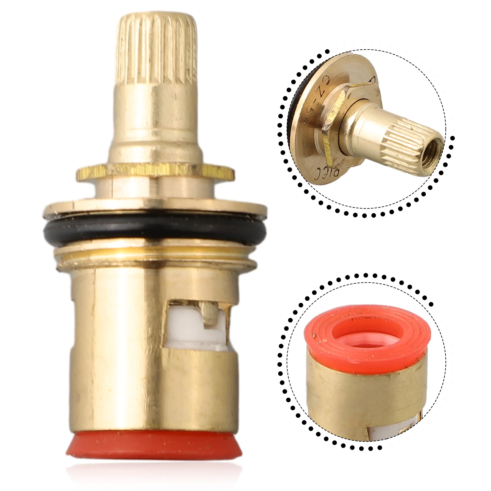 Useful Faucet Cartridge 1/2\\\" BSP 20 T 304 Stainless Steel Bathroom Tap Cartridge With Rubber O Ring Ceramic
Useful Faucet Cartridge 1/2\\\" BSP 20 T 304 Stainless Steel Bathroom Tap Cartridge With Rubber O Ring Ceramic