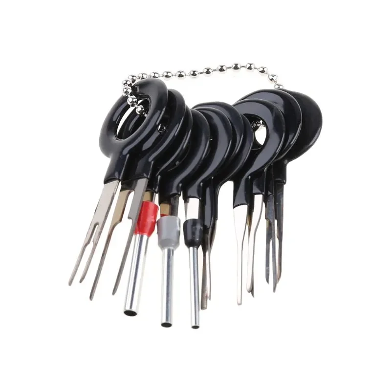 11pcs/Set Car Wire Terminal Removal Tool Crimp Connector Extractor Release Pin Extractor Kit For Car Plug Repair Tool
11pcs/Set Car Wire Terminal Removal Tool Crimp Connector Extractor Release Pin Extractor Kit For Car Plug Repair Tool