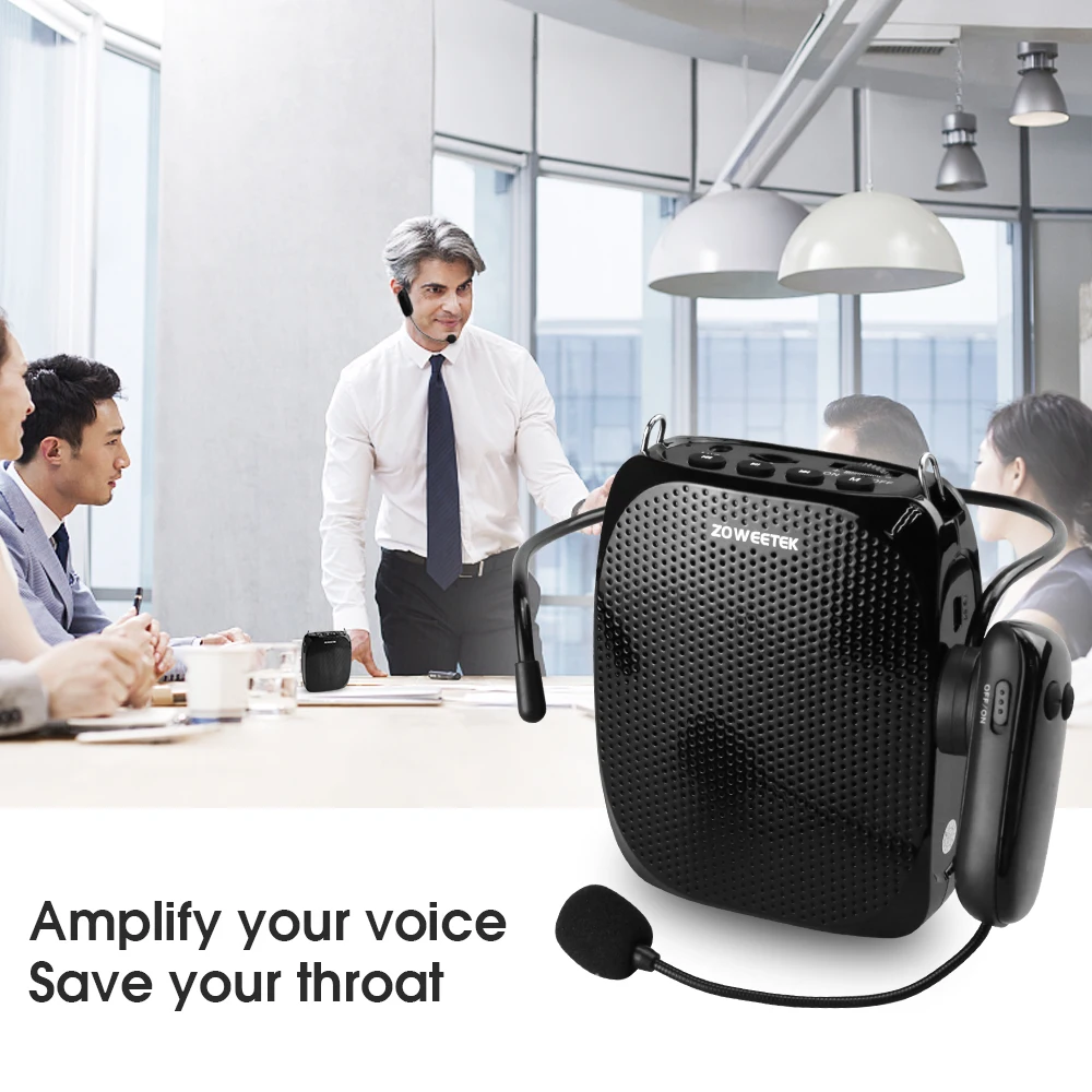 Zoweetek Wireless Portable Audio Loudspeaker USB Voice Amplifier For Teacher
Zoweetek Wireless Portable Audio Loudspeaker USB Voice Amplifier For Teacher