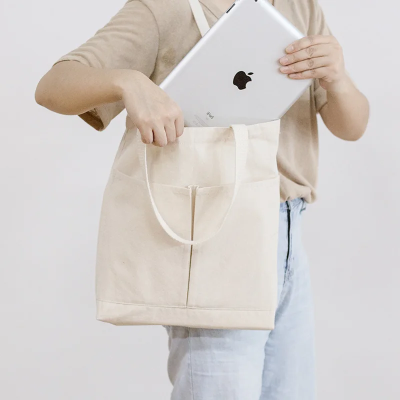 Women's Bag Simple Casual Fashion Multiple Pocket Handbags Canvas Solid Large Capacity Tote Shoulder Bags for Women Shopping Bag
Women's Bag Simple Casual Fashion Multiple Pocket Handbags Canvas Solid Large Capacity Tote Shoulder Bags for Women Shopping Bag