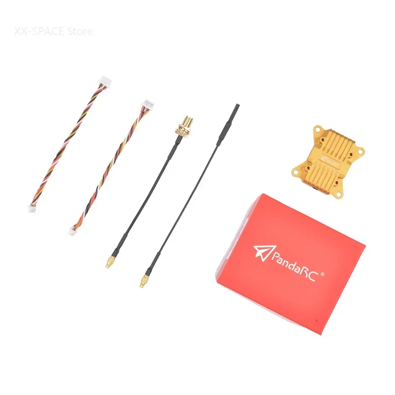 

PandaRC VT5804-BAT 2.5W VTX 5.8G 40CH Adjustable FPV Transmitter OSD parameter adjustment fixed wing multi-rotor drone