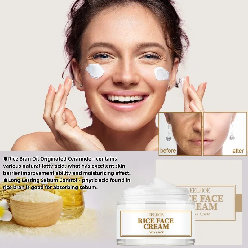 41% Rice Bran Essence with Ceramide Glowing Look Improves Moisture Skin Barrier Nourishes Deeply Soothing Even Out Skin Tone
41% Rice Bran Essence with Ceramide Glowing Look Improves Moisture Skin Barrier Nourishes Deeply Soothing Even Out Skin Tone
