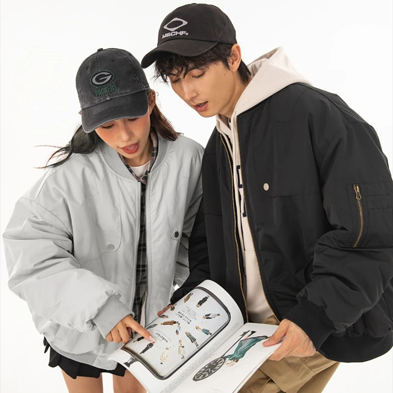 Pilot Coat Men's Autumn Winter New Thickened Cotton Clothes Couple Japanese Baseball Collar Cotton Clothes Thick Warmth
Pilot Coat Men's Autumn Winter New Thickened Cotton Clothes Couple Japanese Baseball Collar Cotton Clothes Thick Warmth