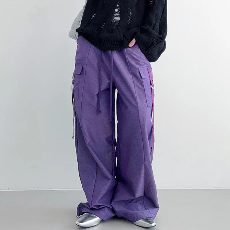 Retro Solid Color Wild Straight Wide Leg Pants Female Spring New Korean Fashion High Waist Casual Long Pants Trousers
Retro Solid Color Wild Straight Wide Leg Pants Female Spring New Korean Fashion High Waist Casual Long Pants Trousers