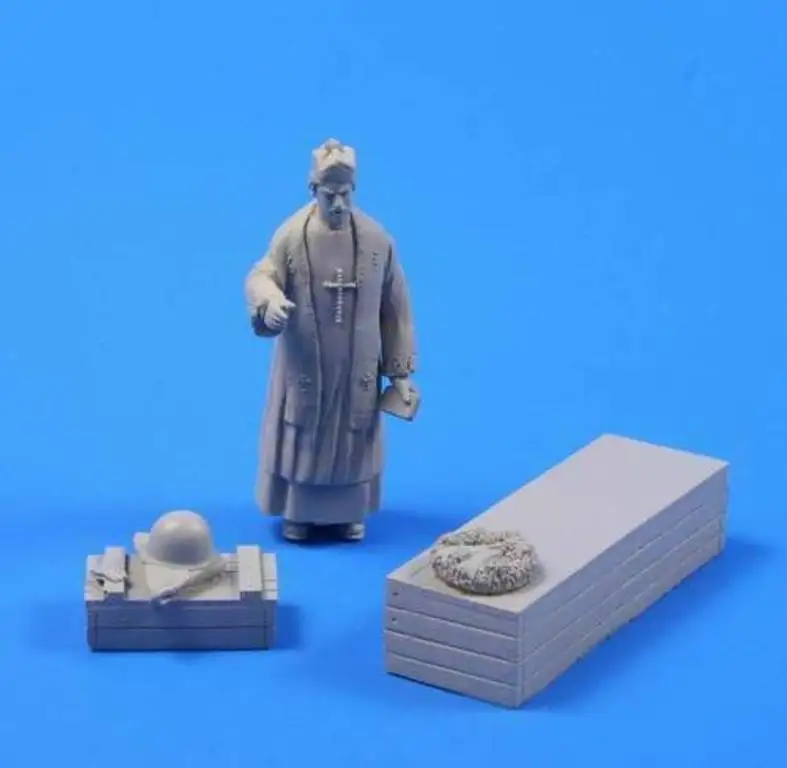 1:35 Ratio Die-cast Resin Pastor Missionary Needs Self-assembly And Coloring 
1:35 Ratio Die-cast Resin Pastor Missionary Needs Self-assembly And Coloring