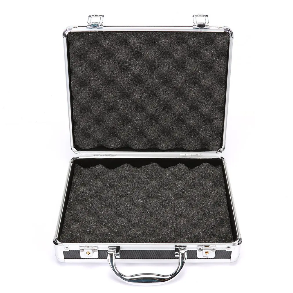 Portable Plastic Aluminum Alloy ToolBox Suitcase Impact Resistant Safety Instrument Case Storage Box With Sponge Lining 28CM
Portable Plastic Aluminum Alloy ToolBox Suitcase Impact Resistant Safety Instrument Case Storage Box With Sponge Lining 28CM