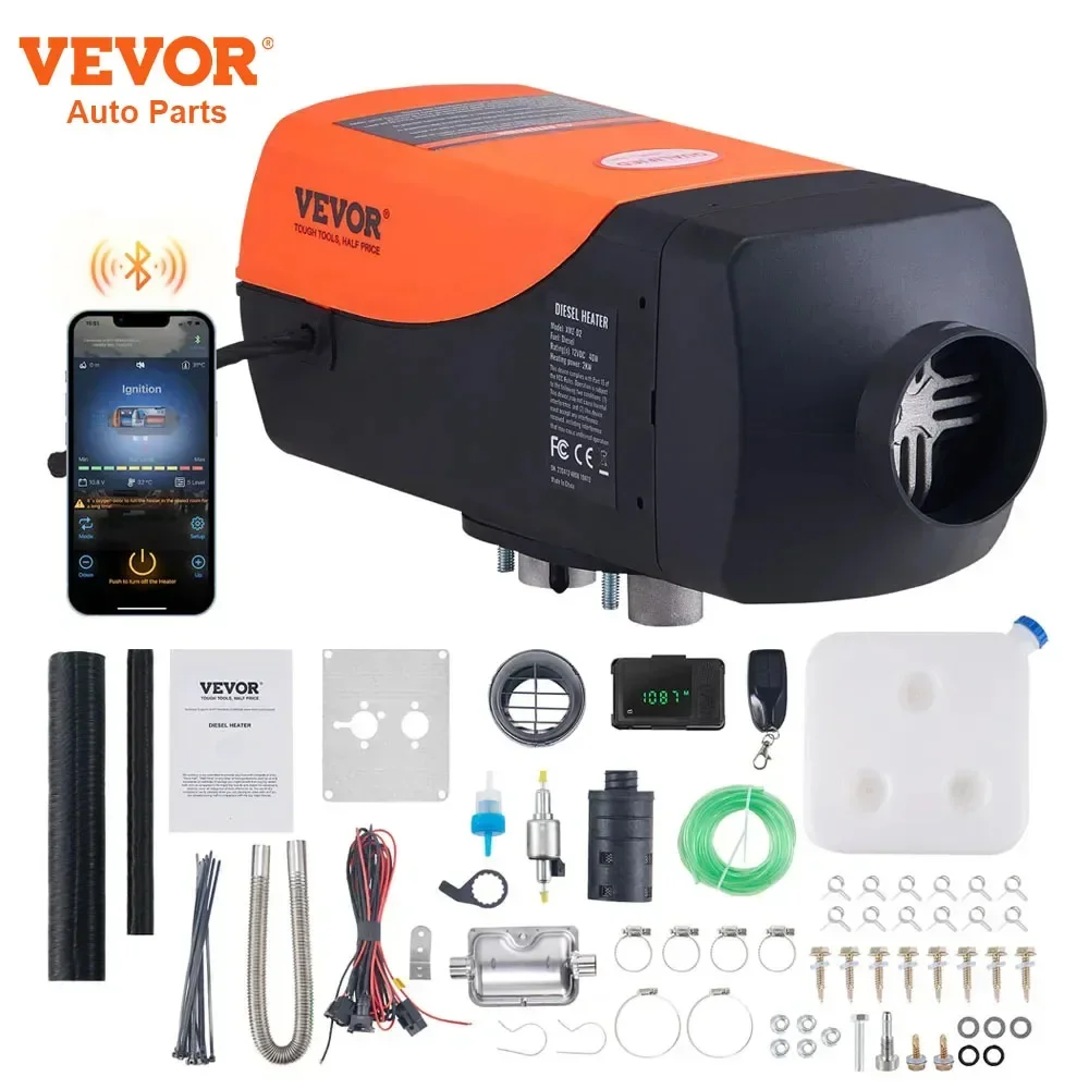 VEVOR Car Heater Air Diesel Parking Heater 12V 2/5/8KW With Silencer Remote Control Truck Boat Autos Portable Heat Installation
VEVOR Car Heater Air Diesel Parking Heater 12V 2/5/8KW With Silencer Remote Control Truck Boat Autos Portable Heat Installation
