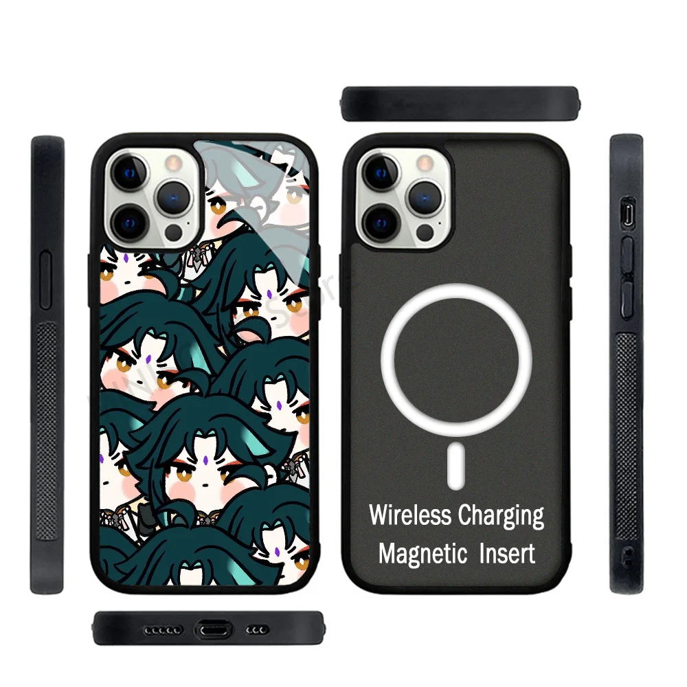 Cartoon Cute Genshin Impact Xiao Phone Case Strong Magnetic For IPhone 15 14 13 Pro Max 11 12 Mini For Magsafe
Cartoon Cute Genshin Impact Xiao Phone Case Strong Magnetic For IPhone 15 14 13 Pro Max 11 12 Mini For Magsafe