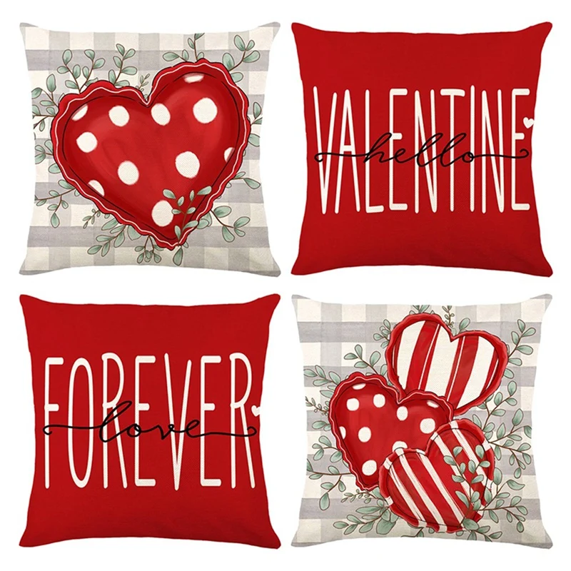 Valentine's Day Pillow Covers Forever Loves Eucalyptus Leaves Throw Pillow Covers Home Decor 4PCS
Valentine's Day Pillow Covers Forever Loves Eucalyptus Leaves Throw Pillow Covers Home Decor 4PCS