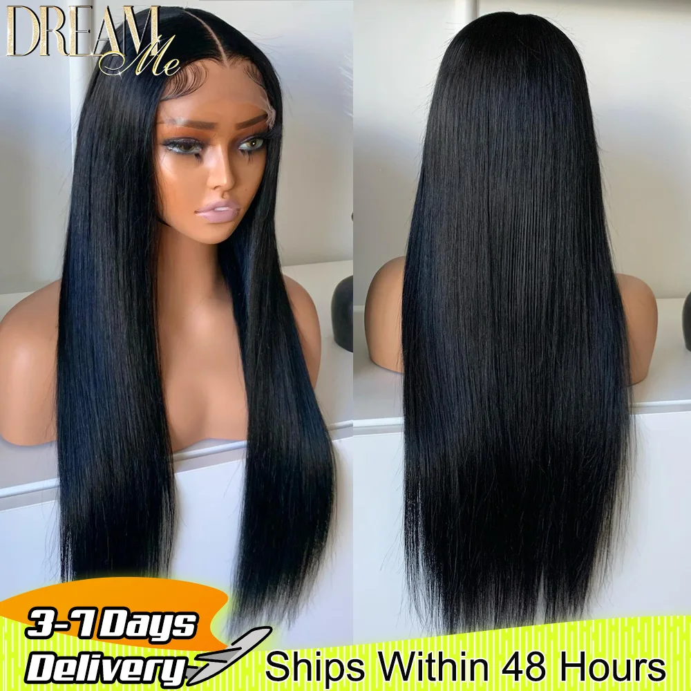 

Real HD 4x4/5x5 Lace Closure Wig Pre Plucked Straight Wigs 13x4/13x6 HD Transparent Lace Frontal Human Hair Wig Brazilian Hair