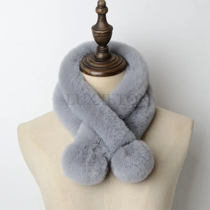 Children Scarves Women Autumn and Winter New Fur Rabbit Fur Thick Warm Scarves Solid Color Fur Balls Cross Students LUXXETON
Children Scarves Women Autumn and Winter New Fur Rabbit Fur Thick Warm Scarves Solid Color Fur Balls Cross Students LUXXETON
