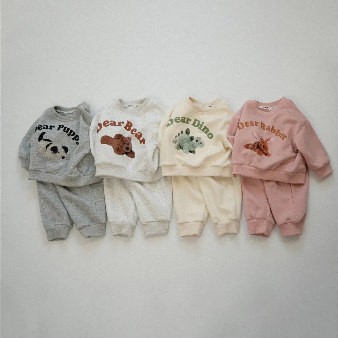 Autumn Winter Kids Print Tracksuit Boy Girl Children Cute Cartoon Long Sleeve Tops+Pants 2pcs Baby Letter Cotton Sweatshirt Suit
Autumn Winter Kids Print Tracksuit Boy Girl Children Cute Cartoon Long Sleeve Tops+Pants 2pcs Baby Letter Cotton Sweatshirt Suit