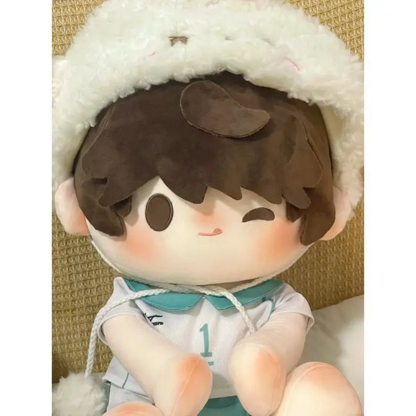 

Anime Oikawa Tooru Haikyuu!! 40CM Cute Plush Stuffed Cotton Doll Body Change Clothes Plushie Props Lovely Pillow Gift