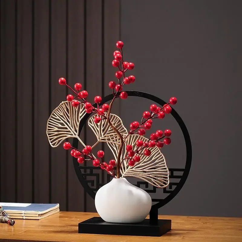 Chinese style home decoration living room dried flower simulation flower Chinese style study decoration handicraft decoration
Chinese style home decoration living room dried flower simulation flower Chinese style study decoration handicraft decoration