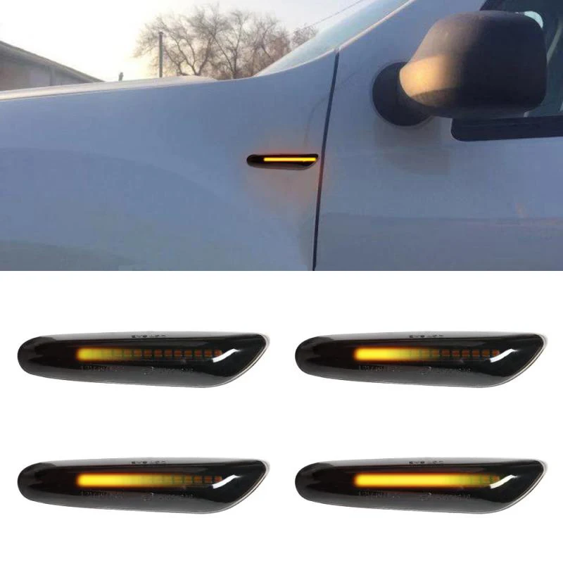 

2pcs for BMW E90 E91 E92 E93 E60 E87 E82 E46 Side Marker Mirror Indicator Fluid LED Turn Signal Light Car Signal Light