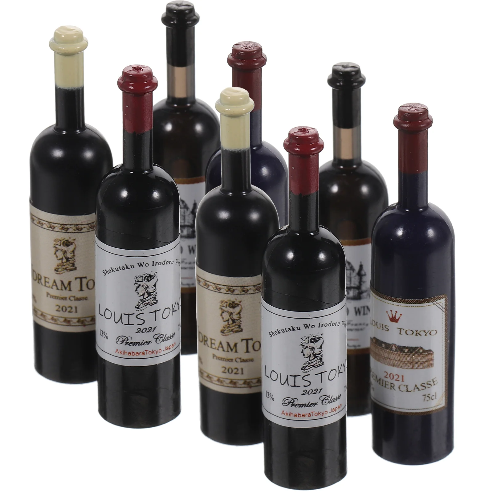 Dollhouse Wine Bottles 1:12 Scale Mini Red Wine Bottles Miniature Drink Bottles Wine Model
Dollhouse Wine Bottles 1:12 Scale Mini Red Wine Bottles Miniature Drink Bottles Wine Model
