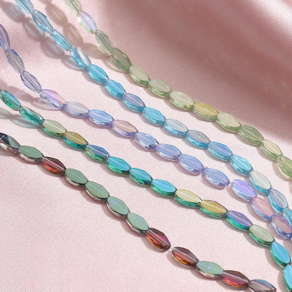 60pcs Colorful Crystal Stone Beads Flat Rhombus Faceted Loose Spacer Beads for Jewelry Making DIY Necklace Bracelet Accessories
60pcs Colorful Crystal Stone Beads Flat Rhombus Faceted Loose Spacer Beads for Jewelry Making DIY Necklace Bracelet Accessories