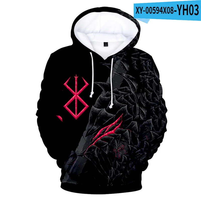 3D Anime Berserk Print Hoodies Guts Graphic T-shirts For Men Kid Fashion Cool Hip Hop Short Sleeves Winter Harajuku Clothing Top
3D Anime Berserk Print Hoodies Guts Graphic T-shirts For Men Kid Fashion Cool Hip Hop Short Sleeves Winter Harajuku Clothing Top