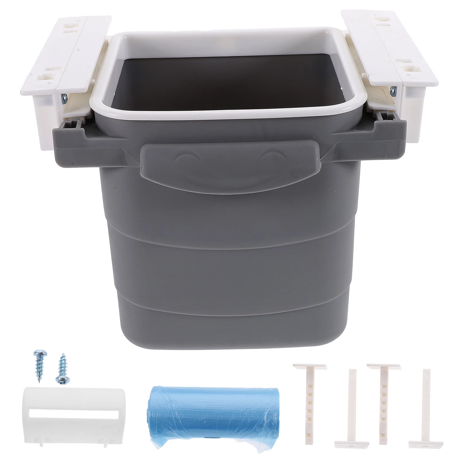 

Trash Can Storage Bin Telescopic Desk Drawer Convenient Office Accessory Accessories Supply Abs Table Bucket