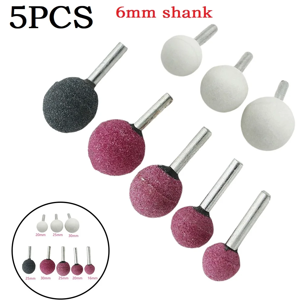 5PCS 6mm Shank Diamond Round Ball Burr Drill Bit Set Ceramic Grinding Head For Metal Carving Engraving Drilling Grinding Bit
5PCS 6mm Shank Diamond Round Ball Burr Drill Bit Set Ceramic Grinding Head For Metal Carving Engraving Drilling Grinding Bit