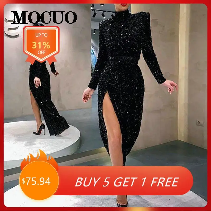 Sunny Black Sequins Muslim Prom Dresses 2022 Slit Sexy Long Abendkleider Evening Gown Vestidos Formales Robes de Soirée
Sunny Black Sequins Muslim Prom Dresses 2022 Slit Sexy Long Abendkleider Evening Gown Vestidos Formales Robes de Soirée
