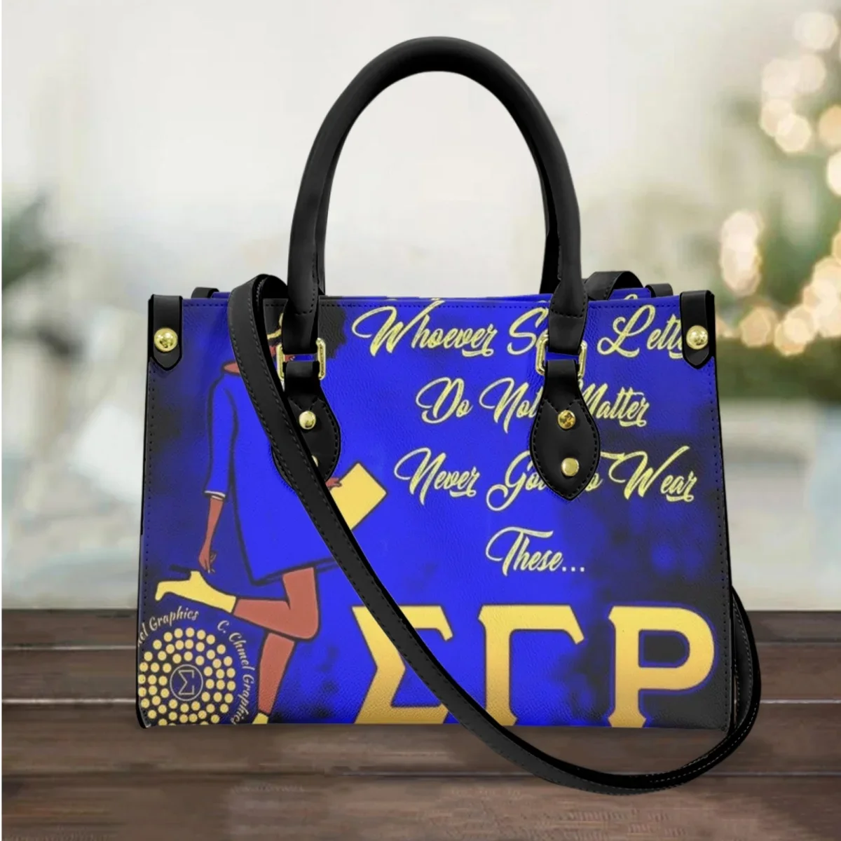 Luxury Handbags Women PU Leather Clutch Designer Sigma Gamma Rho Print Cross Body Bags Female Casual Vintage Tote Bags Bolsas
Luxury Handbags Women PU Leather Clutch Designer Sigma Gamma Rho Print Cross Body Bags Female Casual Vintage Tote Bags Bolsas