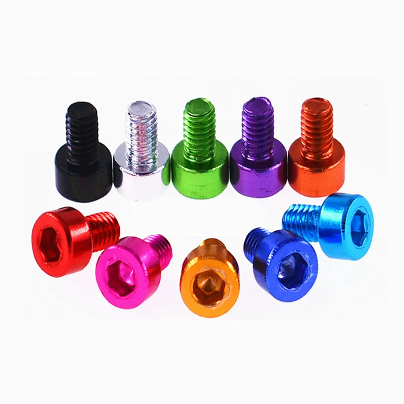 1Pcs Aluminum Allen Screw M5xL=6/8/10/12/15/20/25/30mm Colourful Aluminum Alloy Hexagon Hex Socket Cap Head Machine Screw Bolts
1Pcs Aluminum Allen Screw M5xL=6/8/10/12/15/20/25/30mm Colourful Aluminum Alloy Hexagon Hex Socket Cap Head Machine Screw Bolts