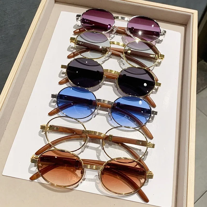 Vintage Round Luxury Sunglasses Women Men Small Frame Oval Sun Glasses Female Classic Black lens UV400Shades Eyewear Oculos
Vintage Round Luxury Sunglasses Women Men Small Frame Oval Sun Glasses Female Classic Black lens UV400Shades Eyewear Oculos