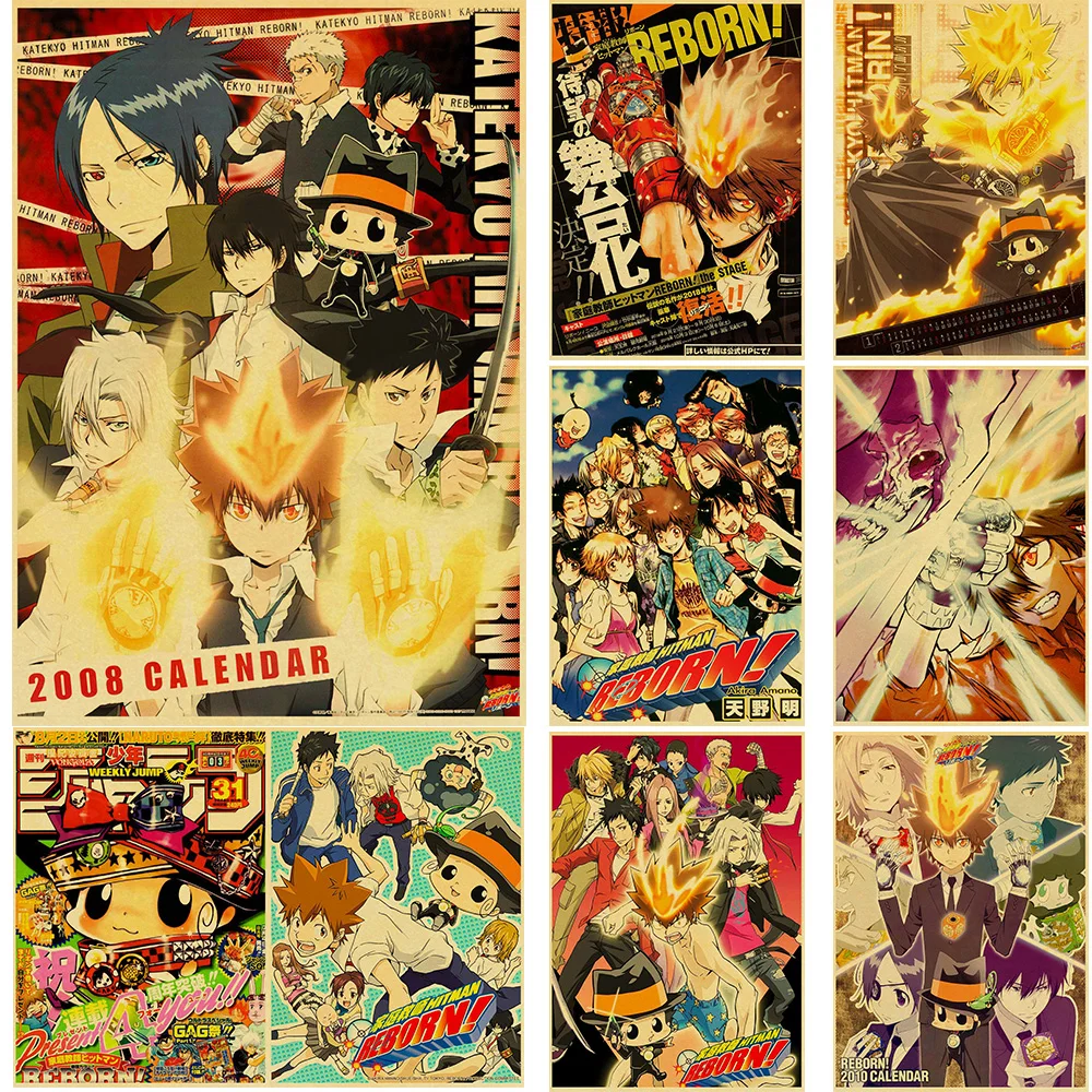 Anime HITMAN REBORN! Posters Kraft Paper Prints Vintage Posters Art Picture Cafe Arrivals Paper Streetwear Cafe Bedroom Painting
Anime HITMAN REBORN! Posters Kraft Paper Prints Vintage Posters Art Picture Cafe Arrivals Paper Streetwear Cafe Bedroom Painting