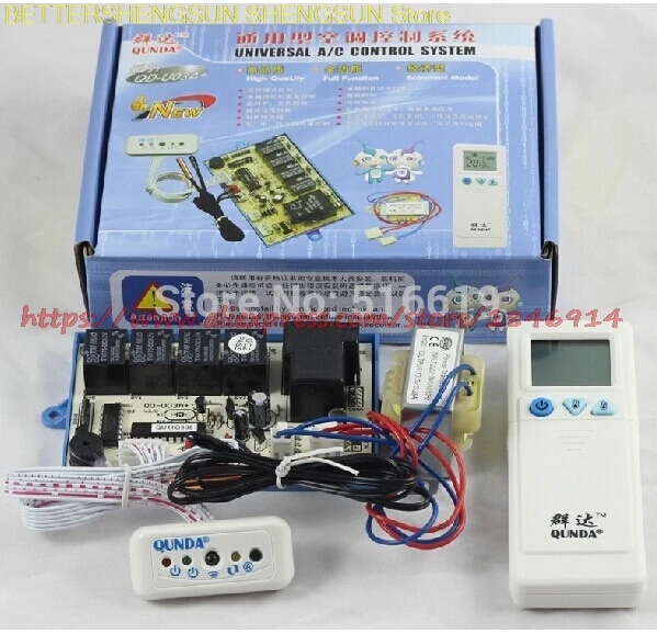 QD-U03A+ Hanging air conditioner general computer board / double probe / heating / air conditioning control board
QD-U03A+ Hanging air conditioner general computer board / double probe / heating / air conditioning control board