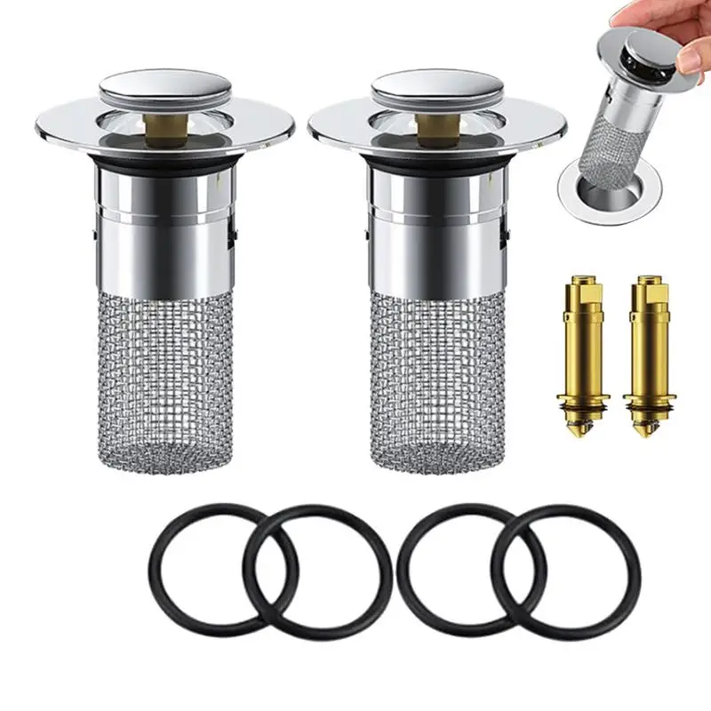 Bathroom Sink Stopper Pop up Press Bounce Basin Pop-up Drain Filter Food Debris Catcher Kitchen Plug Replacement for Bathroom
Bathroom Sink Stopper Pop up Press Bounce Basin Pop-up Drain Filter Food Debris Catcher Kitchen Plug Replacement for Bathroom